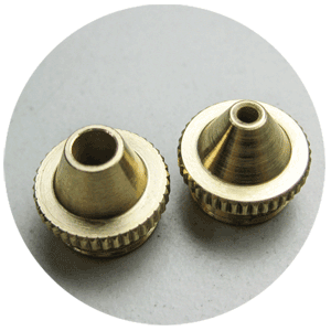 Cutting nozzles with diameter of 2.0 or 4.0 mm