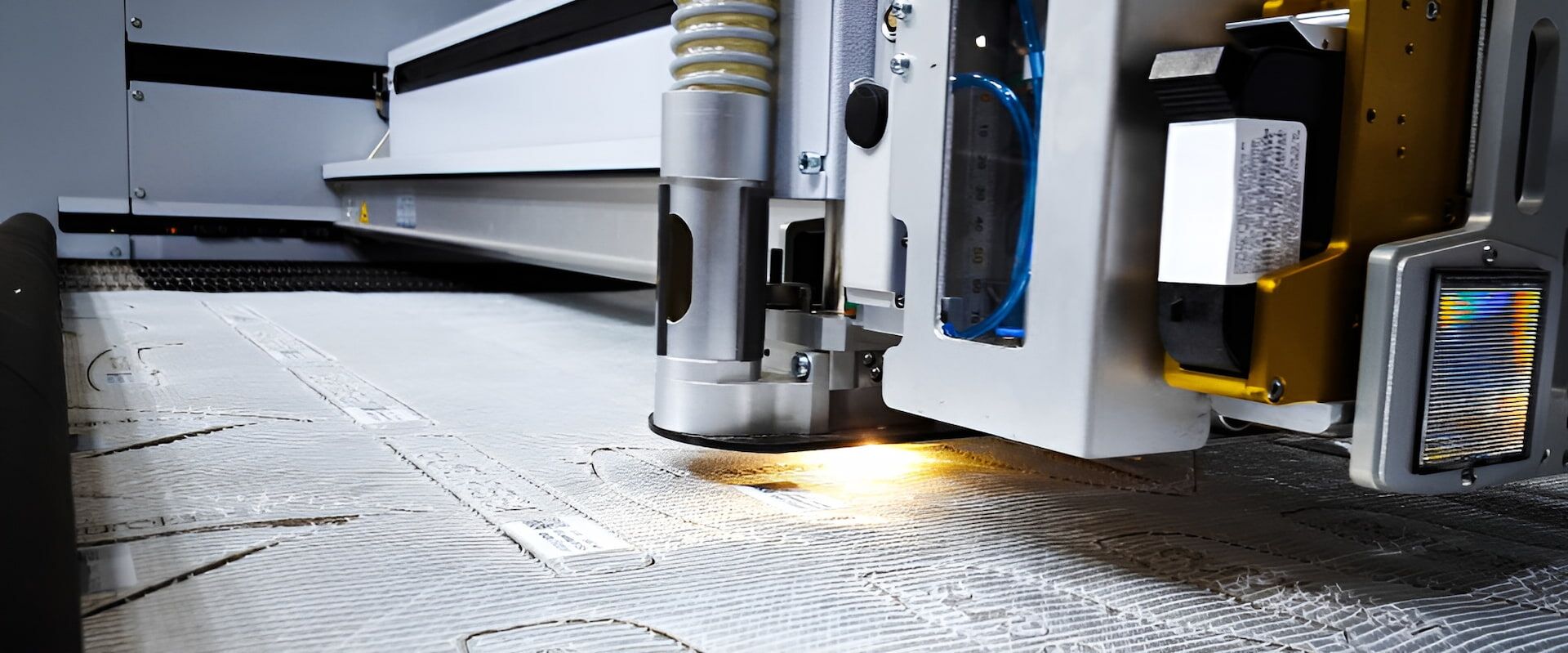 Header image showing various applications and materials for CO₂ laser cutting machines by eurolaser across different industries