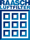 Logo de Raasch Luftfilter – fabricant de filtres à air, de nappes filtrantes et de médias