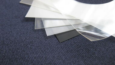 In cooperation with Kimoto Ltd., eurolaser tests films on its laser cutting machines