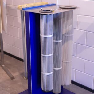 Industrial filter hoses precisely manufactured with eurolaser CO₂ laser systems at Lampe Technical Textiles