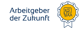 Icon der Auszeichnung „Arbeitgeber der Zukunft“ – verliehen an eurolaser vom Deutschen Innovationsinstitut für Nachhaltigkeit und Digitalisierung