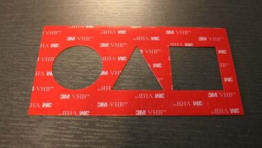 eurolaser has tested 3M™ VHB™ high-performance adhesive tape – transparent on its laser cutting systems