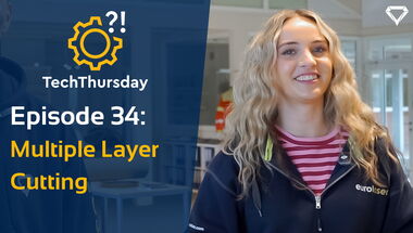 In TechThursday episode 34, Pascal explains how multiple material layers can be laser cut simultaneously and how material type, thickness and laser power affect the cutting process.