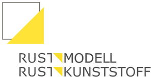 Logo de RUST Modellbau + Kunststofftechnik – modèles en acrylique sur mesure, modèles architecturaux et industriels, découpe de précision et finition