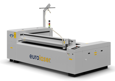 Die CO₂-Laserschneidmaschine XL-1200 von eurolaser als flexible Alternative zur JustLaser 13.25L für Anwendungen mit variablen Materialformaten