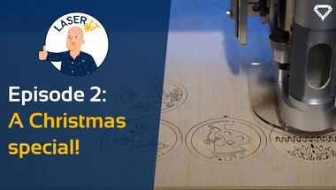 Thumbnail zum Video LaserIt by Jan #02 über filigrane Weihnachtsdekoration aus Sperrholz mit präzisen Schnitten auf einer eurolaser Laserschneidmaschine