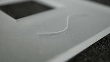 eurolaser has tested Green Cast® Polarlite acrylic on its laser cutting machines