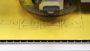eurolaser case study by Rohde & Schwarz on laser cutting polyurethane spacers for electronic assemblies