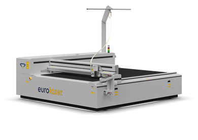 CO₂-Laserschneidmaschine XL-3200 von eurolaser als leistungsstarke Alternative zur JustLaser 20.30L für großformatige Anwendungen