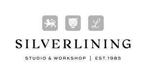 Logotipo de Silverlining Furniture, fabricante de muebles de lujo a medida para proyectos exclusivos