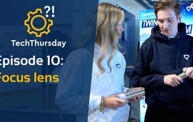 Thumbnail zum Video zeigt verschiedene Fokuslinsen für das Laserschneiden mit eurolaser