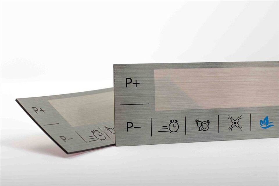 Películas plásticas técnicas impresas, cortadas con precisión por láser después de la impresión para aplicaciones en la industria electrónica con una máquina láser CO₂ de eurolaser