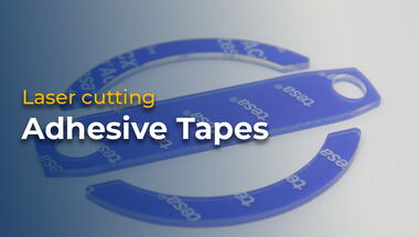 Thumbnail for the video showing laser cutting of high-performance acrylic foam tapes such as tesa® ACXᵖˡᵘˢ with eurolaser CO₂ laser cutting machines