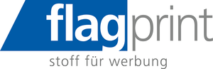 Logotipo de flagprint AG – proveedor de Soft Signage e impresiones en tela para eventos, ferias y diseño de interiores