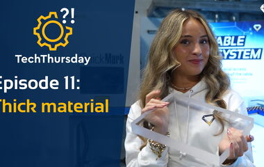 Thumbnail zum Video zeigt unterschiedliche Materialstärken beim Laserschneiden mit der CO₂-Laserschneidmaschine von eurolaser