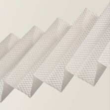 Muestra de tejido de polisulfuro de fenileno (PPS) mostrando la estructura del material – capturada para documentación de aplicación láser de eurolaser