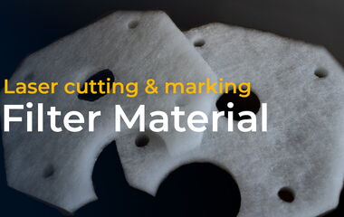 Thumbnail zum Video über das automatisierte Laserschneiden von Filtern mit CO₂-Laserschneidmaschinen von eurolaser inklusive Conveyor-System und Markiermodulen