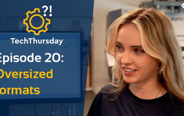 Thumbnail zum Video TechThursday #20 zur Schnittfortführung bei großen Textilien mit Conveyor System und Software-Segmentierung auf einer eurolaser Laserschneidmaschine